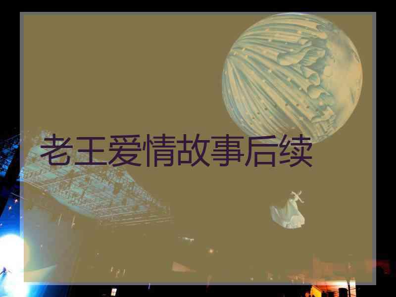 老王爱情故事后续