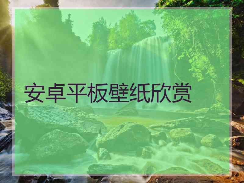 安卓平板壁纸欣赏