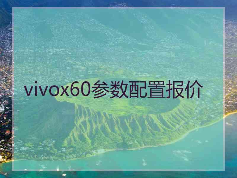 vivox60参数配置报价
