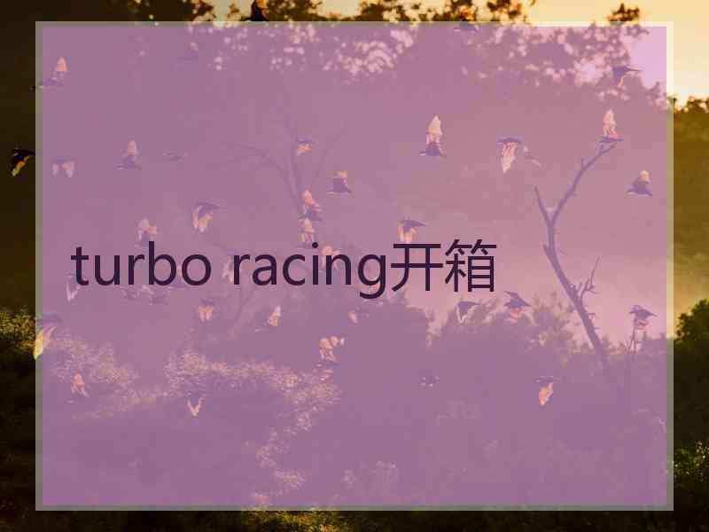 turbo racing开箱