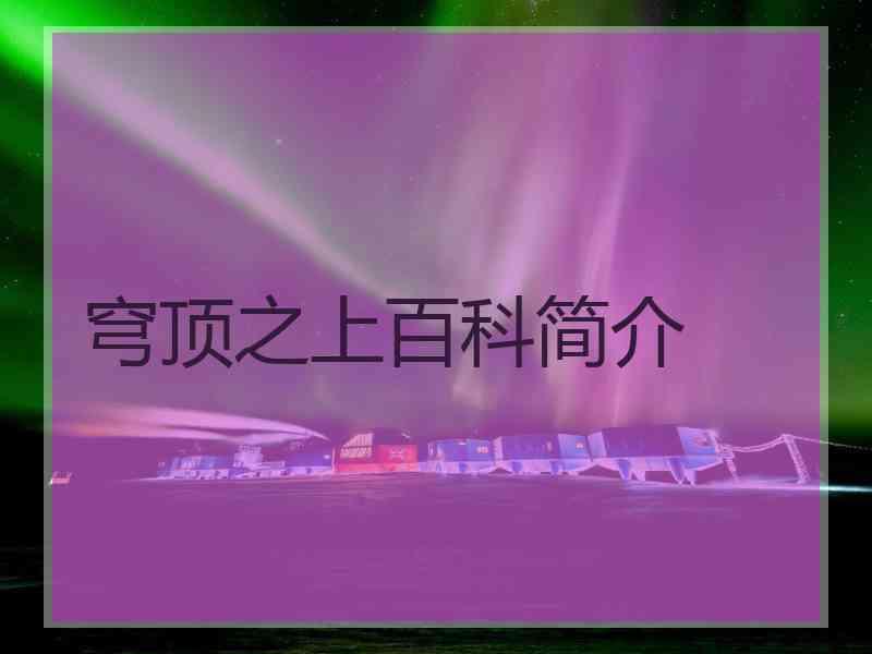穹顶之上百科简介