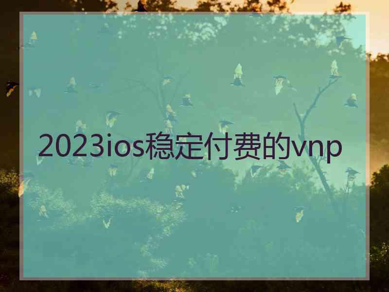 2023ios稳定付费的vnp