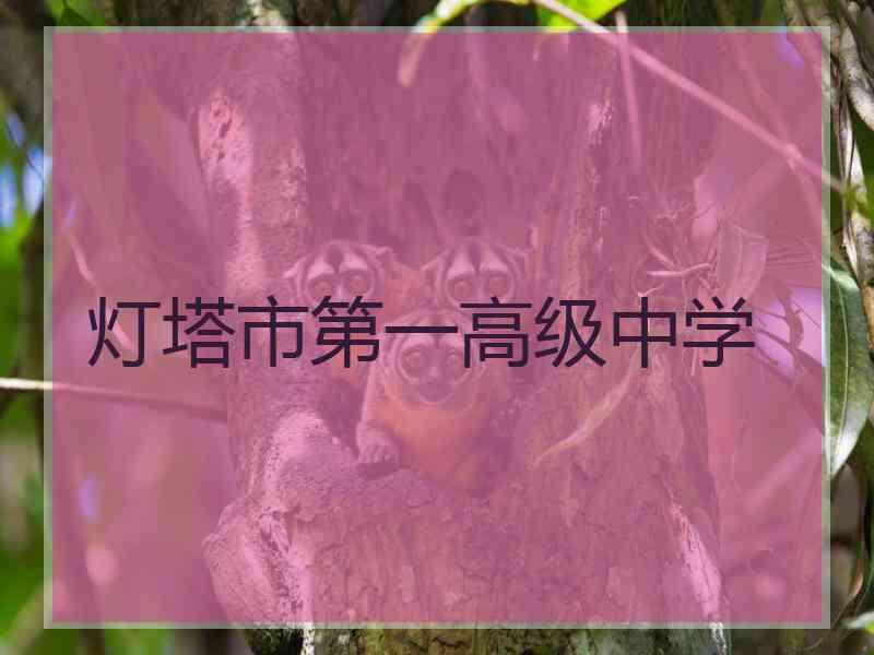 灯塔市第一高级中学