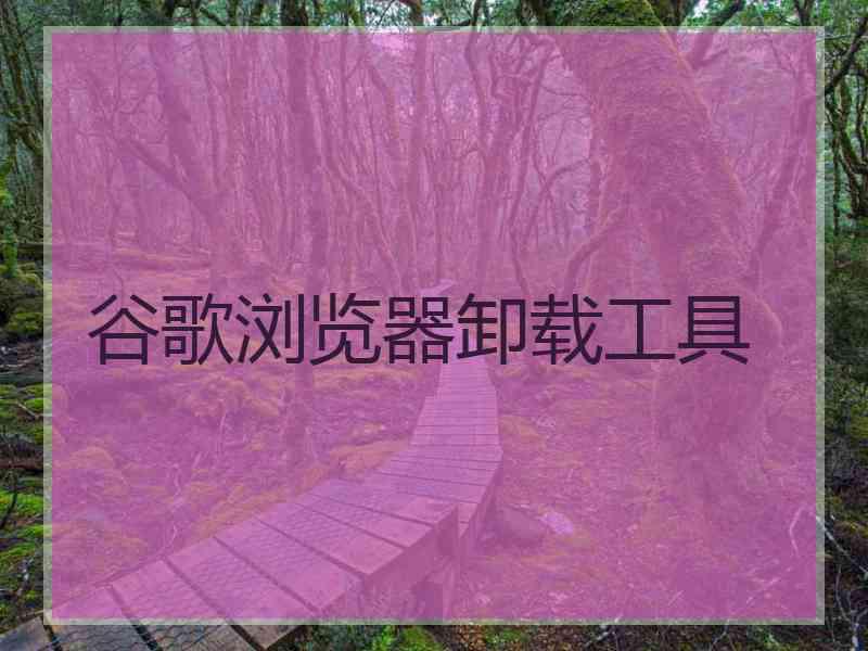 谷歌浏览器卸载工具