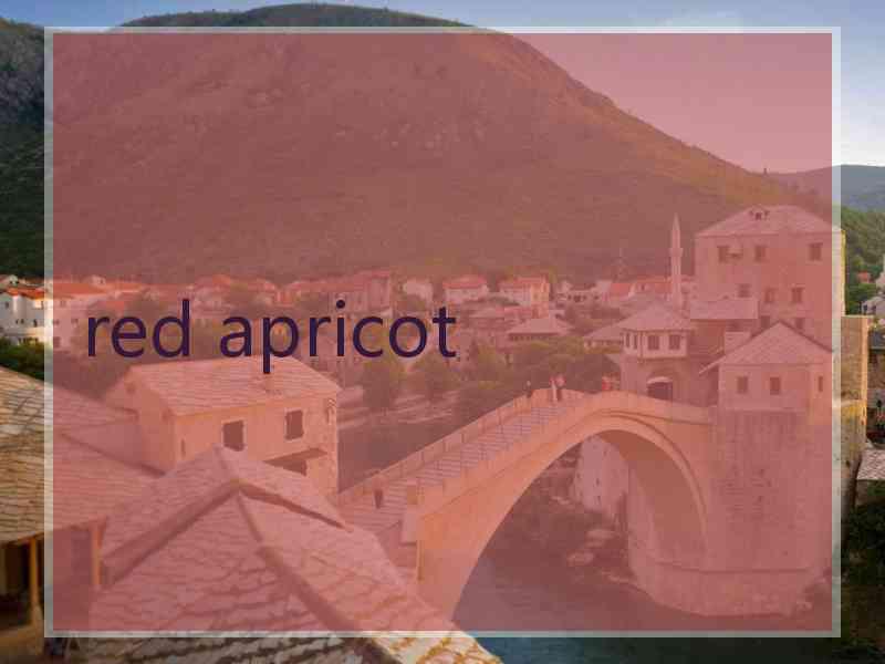 red apricot