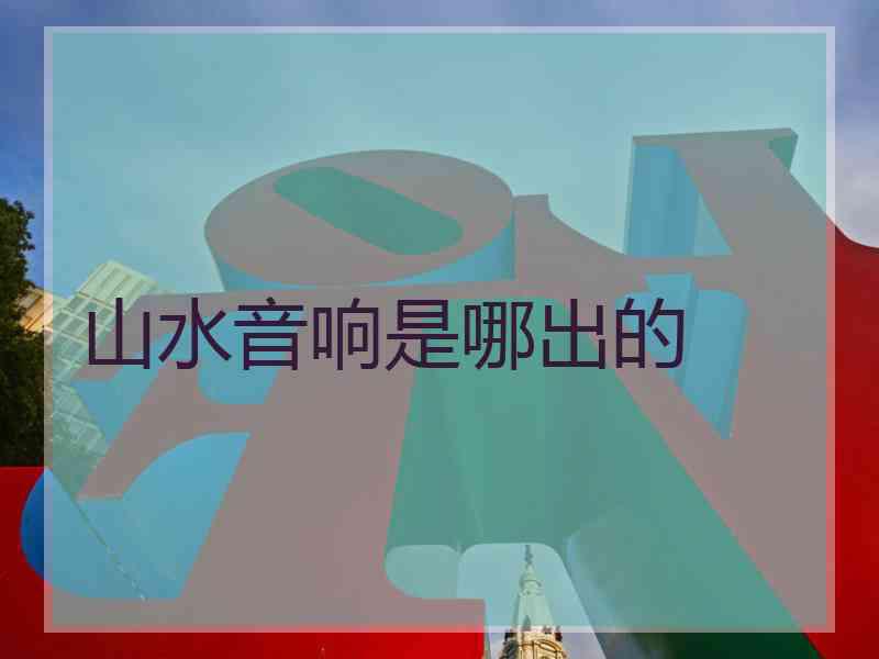山水音响是哪出的