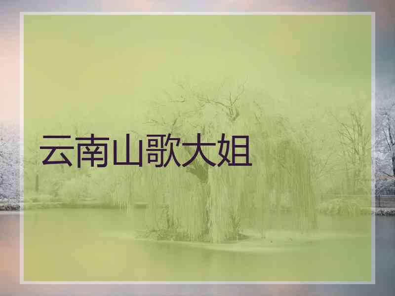 云南山歌大姐