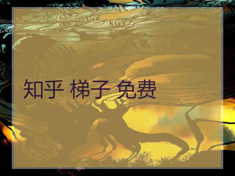 知乎 梯子 免费