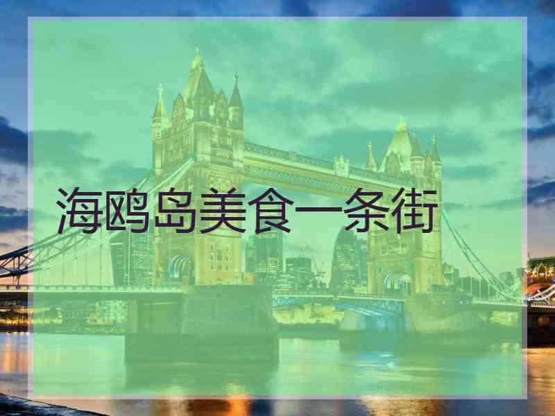 海鸥岛美食一条街