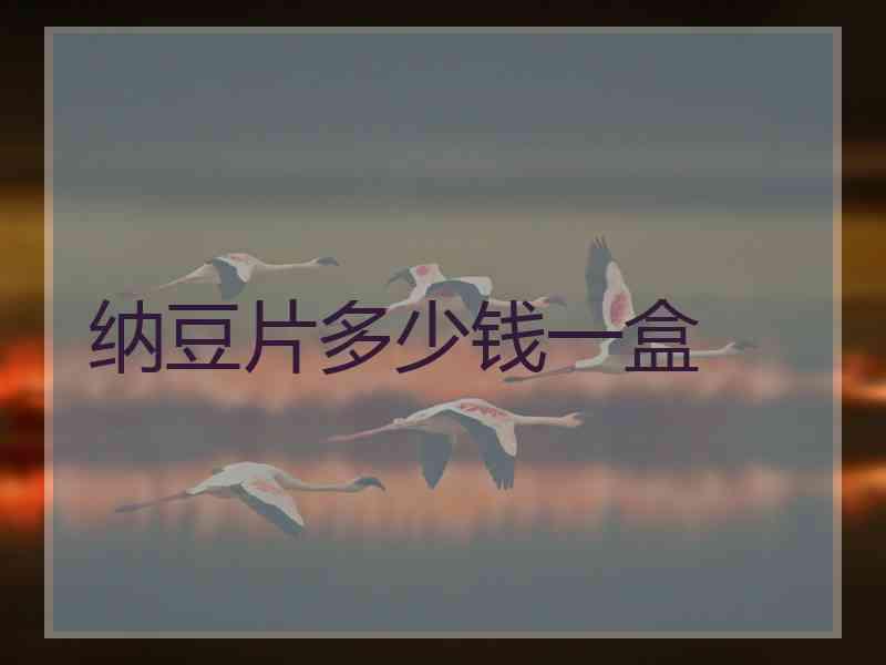纳豆片多少钱一盒