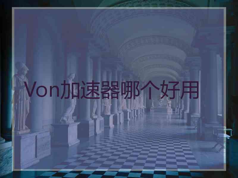 Von加速器哪个好用