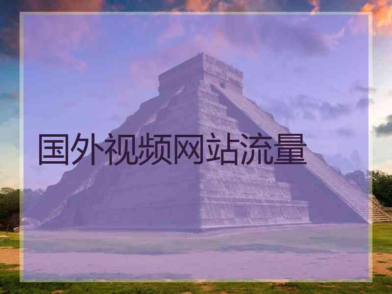 国外视频网站流量
