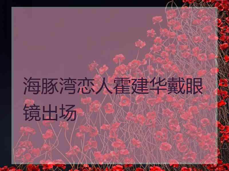 海豚湾恋人霍建华戴眼镜出场
