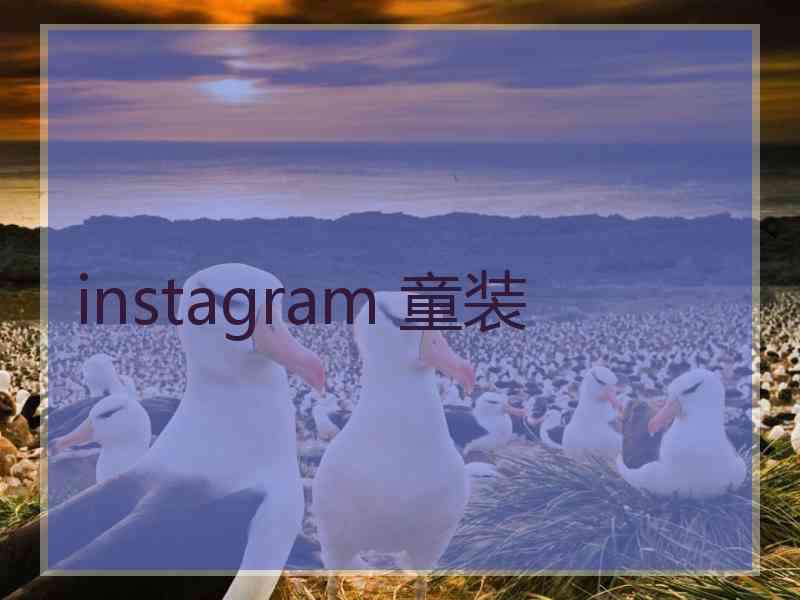 instagram 童装