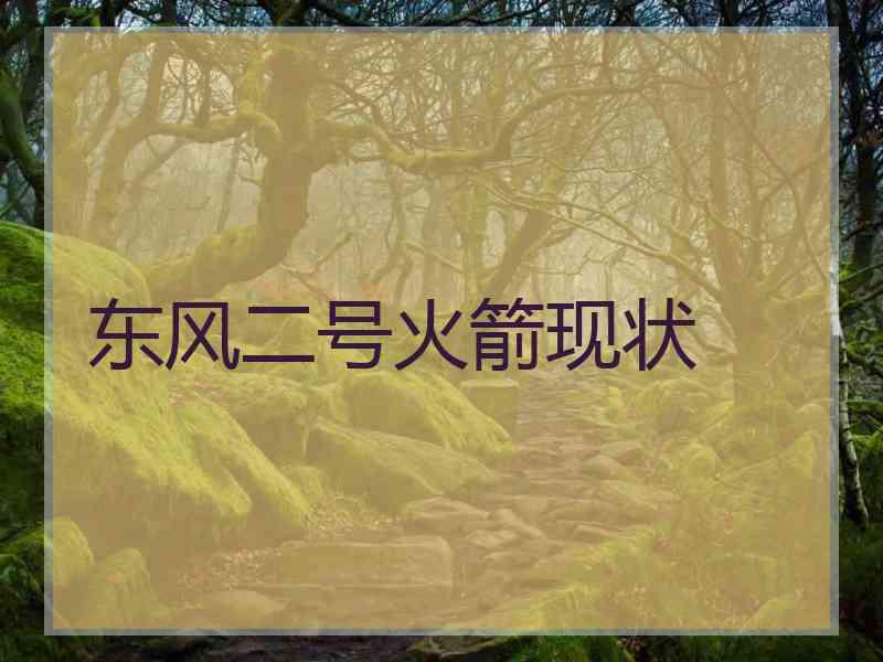 东风二号火箭现状