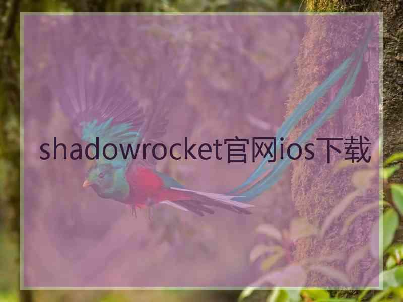 shadowrocket官网ios下载