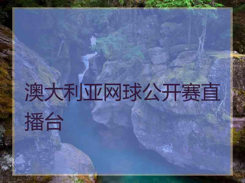澳大利亚网球公开赛直播台