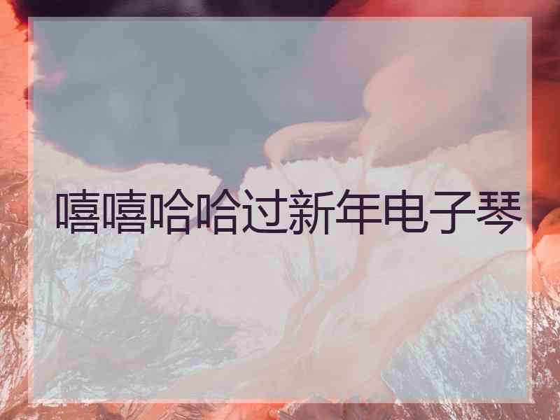 嘻嘻哈哈过新年电子琴