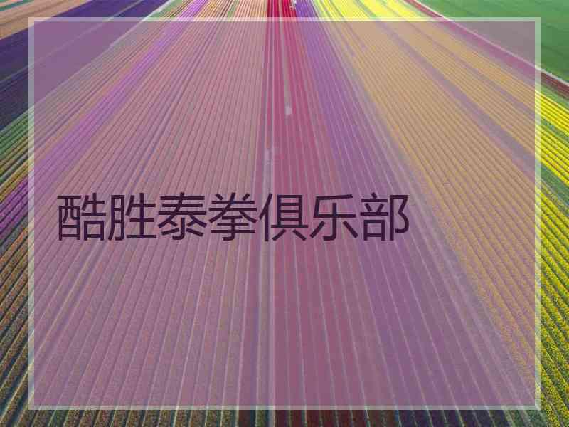 酷胜泰拳俱乐部