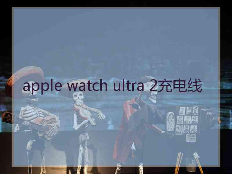 apple watch ultra 2充电线