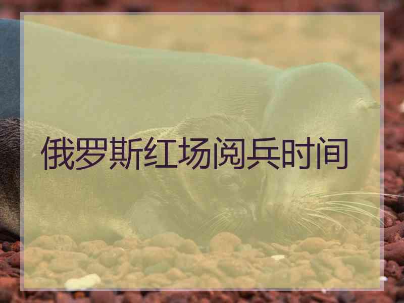 俄罗斯红场阅兵时间