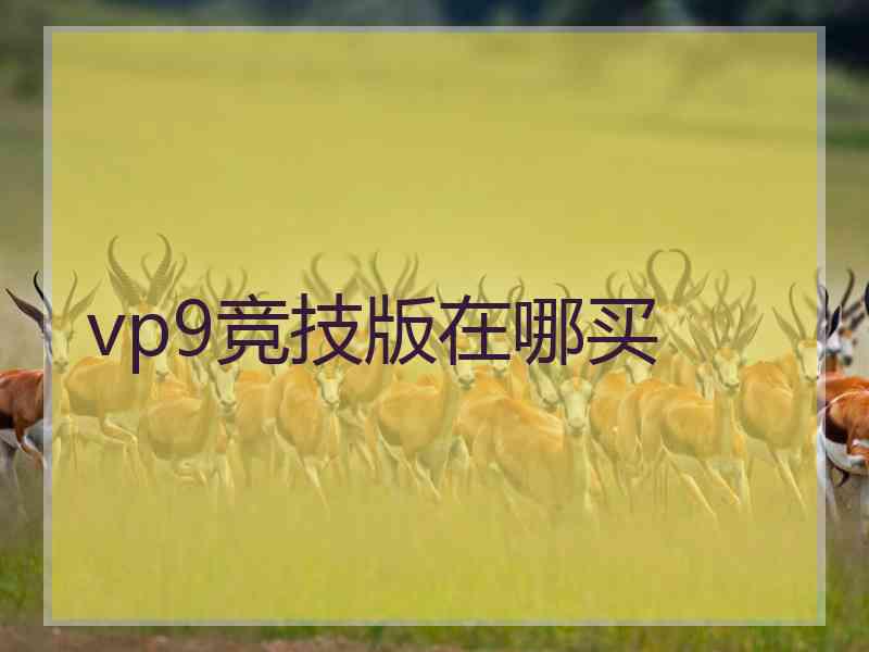 vp9竞技版在哪买