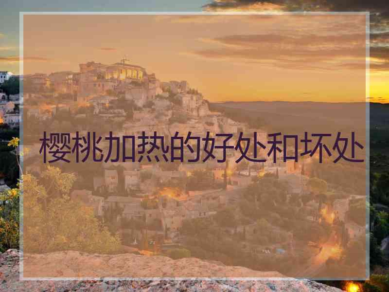 樱桃加热的好处和坏处