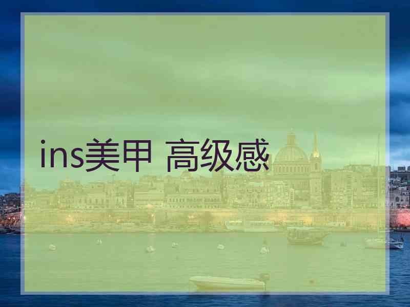 ins美甲 高级感