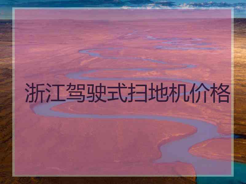 浙江驾驶式扫地机价格
