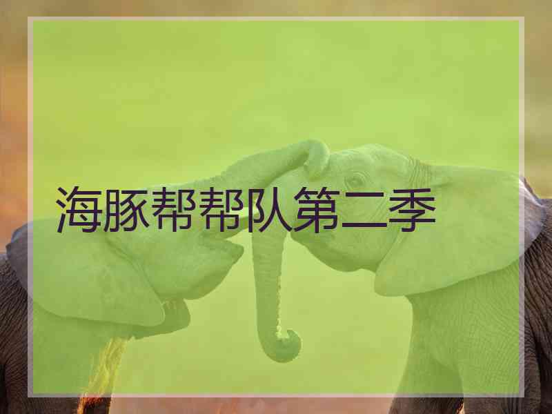 海豚帮帮队第二季