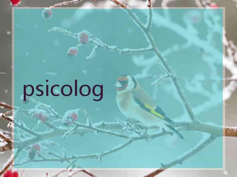 psicolog