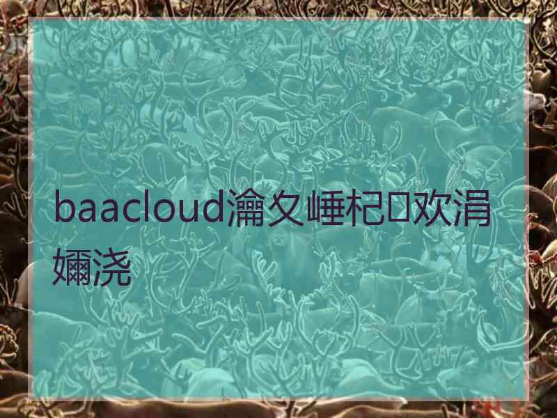baacloud瀹夊崜杞欢涓嬭浇
