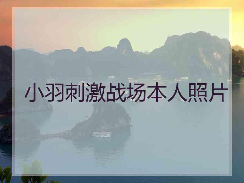 小羽刺激战场本人照片