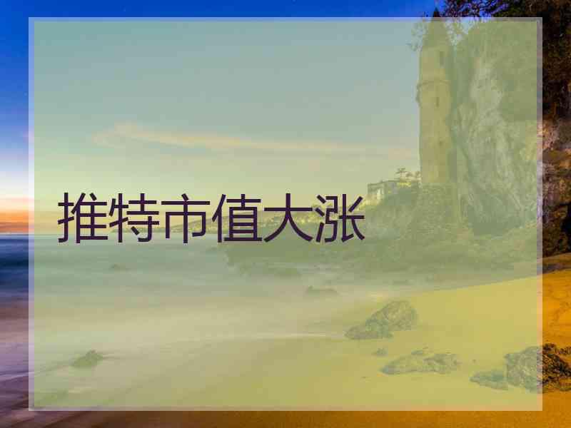 推特市值大涨
