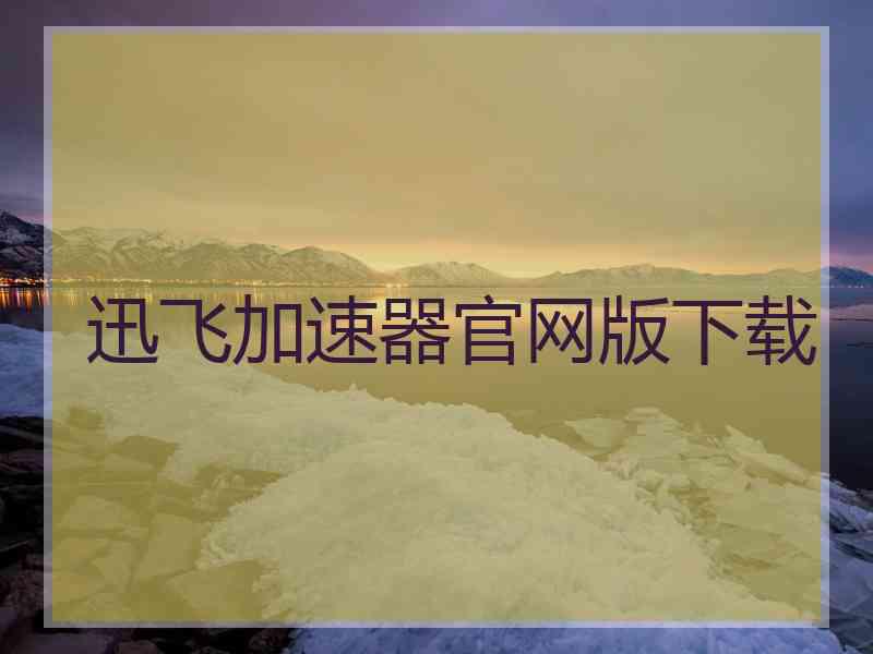 迅飞加速器官网版下载
