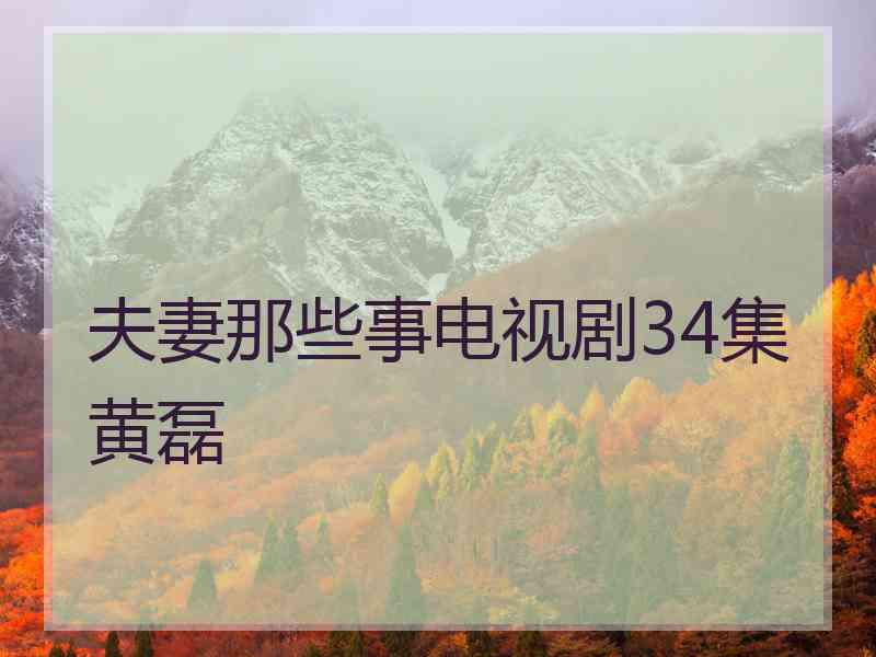 夫妻那些事电视剧34集黄磊