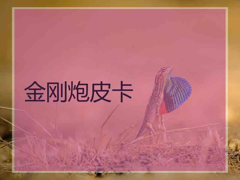 金刚炮皮卡