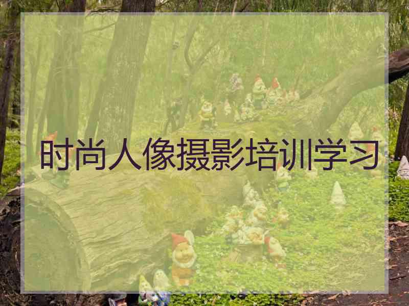 时尚人像摄影培训学习