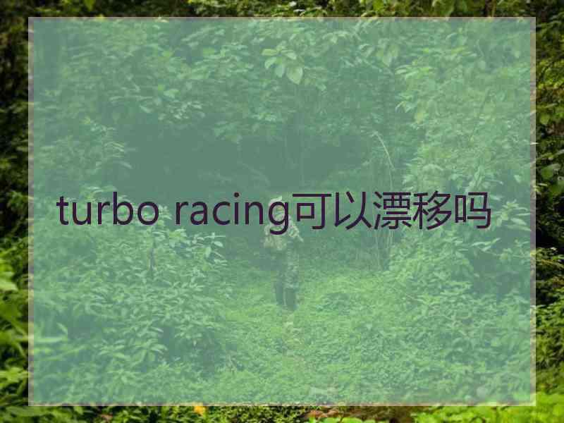 turbo racing可以漂移吗
