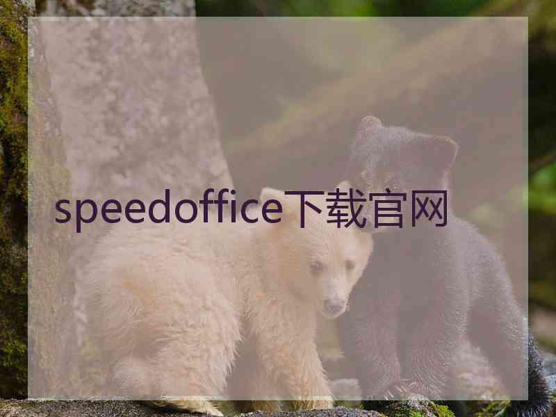 speedoffice下载官网