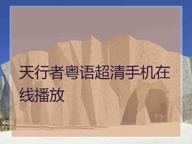 天行者粤语超清手机在线播放