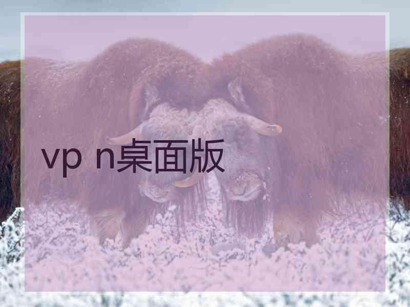 vp n桌面版