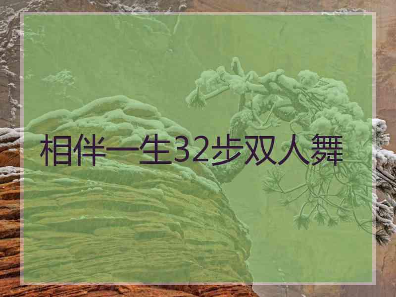 相伴一生32步双人舞