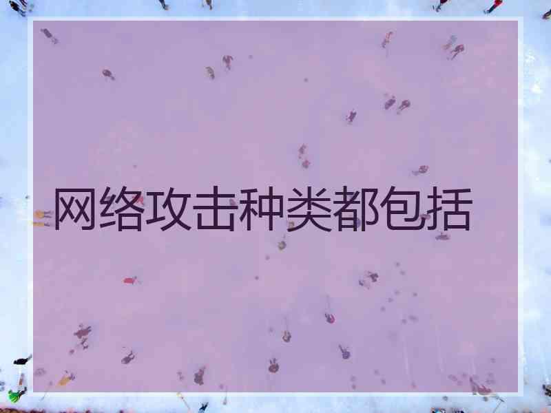 网络攻击种类都包括