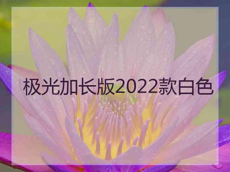 极光加长版2022款白色