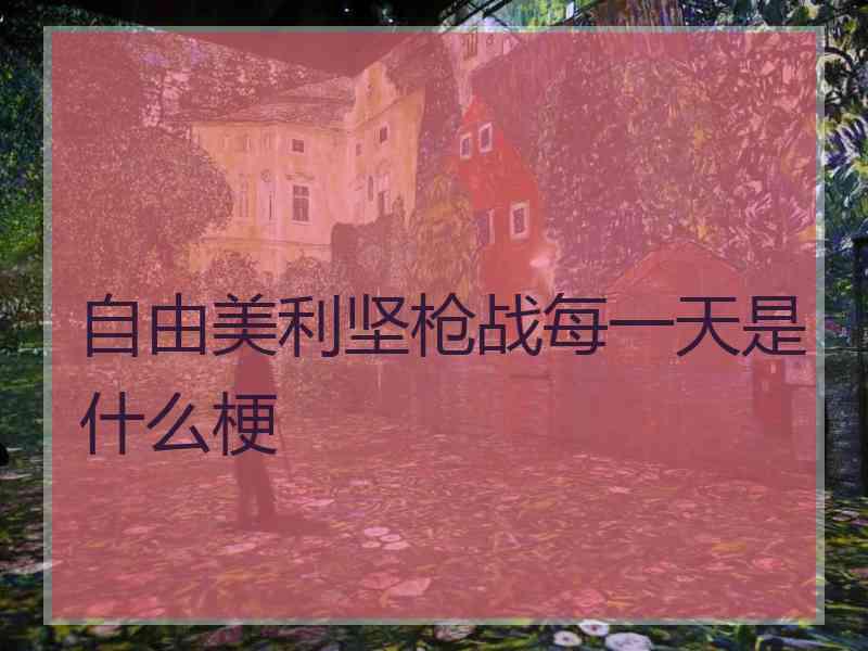 自由美利坚枪战每一天是什么梗
