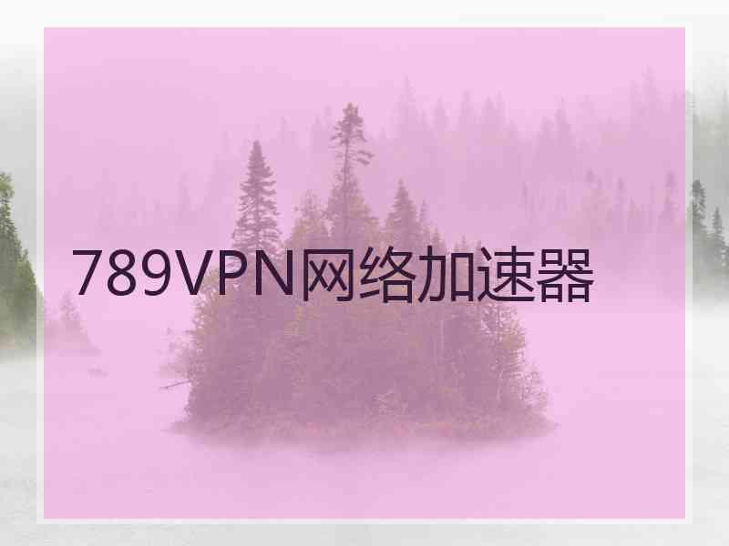 789VPN网络加速器