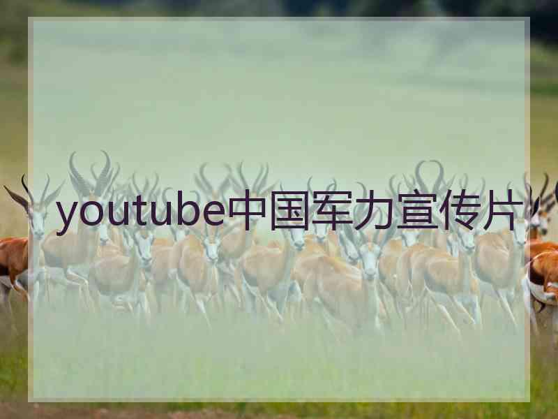 youtube中国军力宣传片