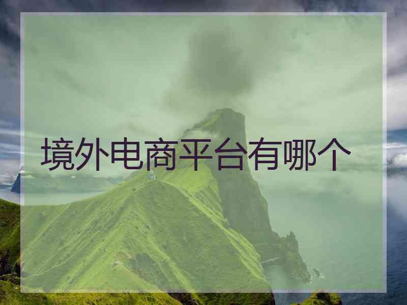 境外电商平台有哪个