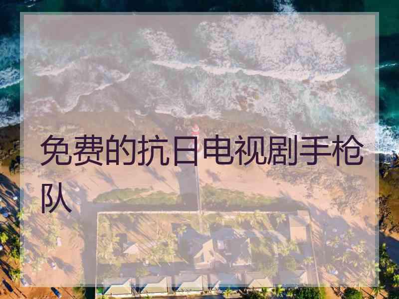 免费的抗日电视剧手枪队